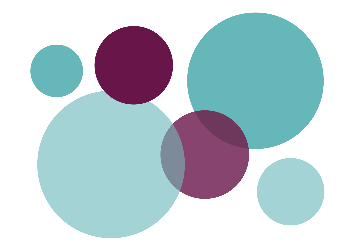 Decorative circle graphic