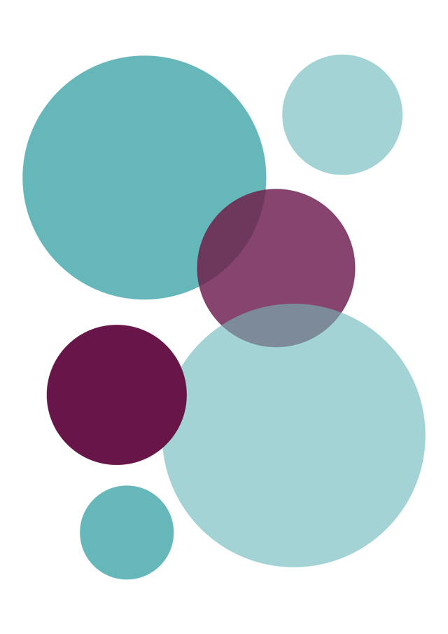 Decorative circle graphic